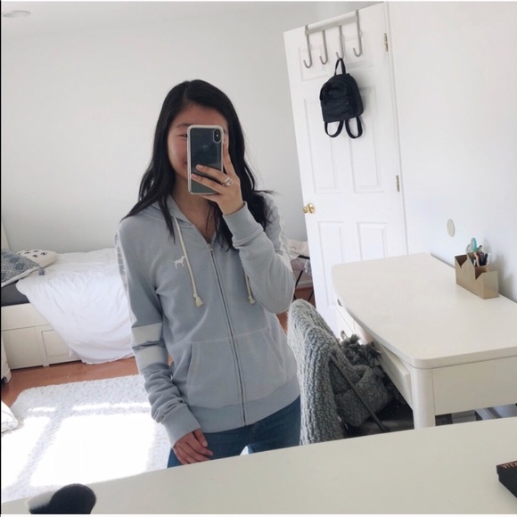 VS Pink Full Zip Hoodie - Picture 7 of 8